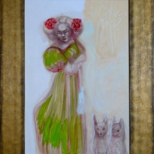 Woman with Dogs